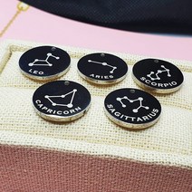 [쿨젬] 미아방지목걸이 써지컬스틸 별자리 코인목걸이, 2.물고기자리(2월19일~3월20일)