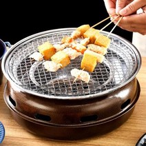 원형 석쇠구이 캠핑 화로그릴/ 나들이 야외 바베큐그릴 야유회