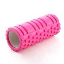 LISM 요가 칼럼 30X9.5CM 피트니스 필라테스 요가 폼 롤러 블록 기차 체육관 마사지 그리드 트리거 포인트 물리 운동피트니스 장비 스포츠 장비, 핑크 30x9.5cm