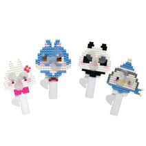 이지툭툭블럭 캐릭터 손선풍기 블록핸디선풍기 조각블록 휴대용선풍기 (4종 택1), 판디