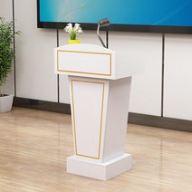 교회 강대상 원목 강단 연단 소강대상, 라인 화이트, 단일사이즈