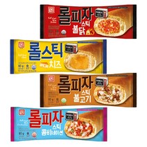 한성기업 롤피자 롤피자스틱 불고기+치즈+콤비+불닭, 80g, 1세트
