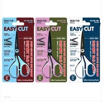 INOZTO 이지 컷 가위 SF-135 (블루/화이트/핑크), 화이트