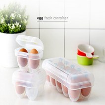 깨질 걱정 없는 에그 트레이 계란 신선 트레이 2구/4구/10구 전용케이스 3종 모음, 계란신선트레이 10구