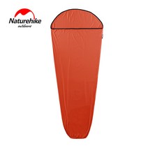 NH 네이처하이크 여행호텔 더스트백침낭라이너 고탄성N002-D, 오렌지