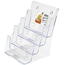 아트사인코리아_ A5 카탈로그 꽂이 카다로그 1단 2단 3단 4단 카다록꽂이, 4단 [4600], 8개