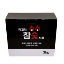 전지적참숯시점 바베큐 참숯, 3kg, 4개