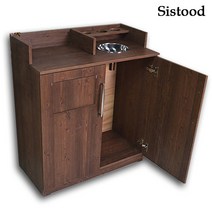 시스투드 셀프바 분리수거함, 옐로우, 1개