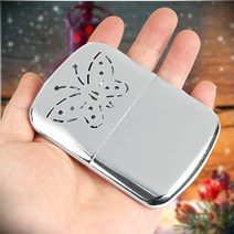 지포오일손난로 알루미늄핫팩 오일충전식 주머니난로 은색 실버 라이타식, 본상품선택