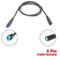 전기자전거부품 Julet-Ebike 2 3 4 5 핀 변환 케이블 스로틀 디스플레이 전기 브레이크 라이트용 라인 방, [13] 4 pin male female, 한개옵션1