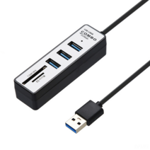 DFMEI 제조업체 공급 새로운 3.0hub+카드 리더 USB 콤보 다기능 3.0 Seite Reader SD TF, 검은 색