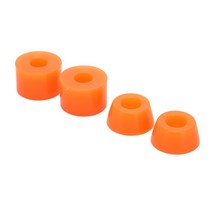 4pcs 스케이트 보드 부싱 트럭 바퀴 차축 부싱 스쿠터 pu 쿠션 춤 longboard 스케이트 보드 충격 방지 액세서리, 주황색
