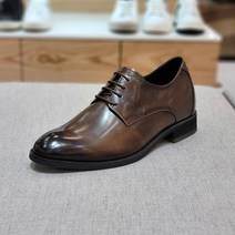 탠디 ﻿탠디 미셸by 남성 6cm 브라운 면접용 웨딩용 키높이 구두 n420e001