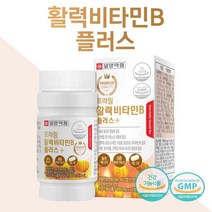 일양 복합 활력 비타민B 플러스 엽산 판토텐산 나이아신 비오틴, 60정(2개월) - 둘