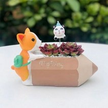 하비스 루고 인테리어 미니 다육이 화분 코기의 아침인사 연..., 단품