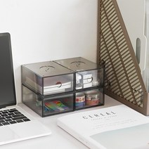 사무실책상정리 필기구 문구용품수납함 화장대서랍장 악세서리보관통