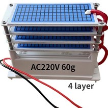 오존 발생기 220v 60g28g15g10g 공기 청정기 오존 발생기 기계 오존 발생기 홈 살균기 포름 알데히드 제거, AC220V 60g