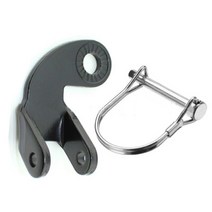 1pc 스테인레스 스틸 자전거 트레일러 히치 커플러 towbar 세트 아기 애완 동물 파편 자전거 트레일러 트랙터 헤드, 검은색