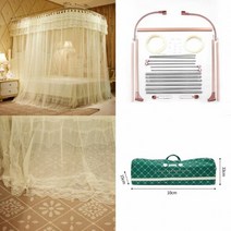 알티피아 침대 모기장 레일형 180x200 베이지 사각 방충망, 선택완료