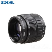 캠코더렌즈 카메라렌즈 50mm F1.4 CCTV 영화 렌즈 + C 마운트 매크로 링 니콘 1 S2 J4 미러리스 카메라 C-N, 01 Nikon