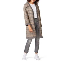BB DAKOTA Rent The Runway Pre-Loved To Be Fair Isle 가디건 회색.