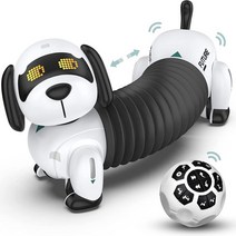 오락 지능형 로봇 개 2.4G 무선 원격 제어 이야기 스마트 전자 애완견 장난감 프로그래밍 가능한 선물, 01 Robot Dog