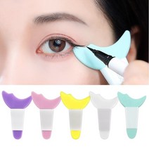 아이라인 가드 그리기 마스카라 바르기 속눈썹 붙이기 도구, 1개, 핑크