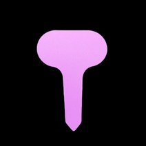 꽃집 카페 공원 명패 50 pcs 식물 태그 t 유형 식물 마커 식물 냄비 야채 모종, 분홍, 50 개