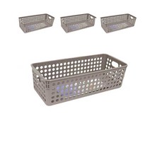 화장대 욕실옷장에서 사용하는 다목적 바스켓 X 4개입, 상세페이지 참조