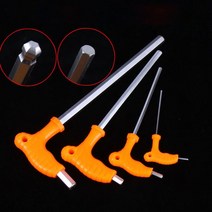 토크 렌치 노란색 t-핸들 플랫 육각 키 알렌 cr-v 합금 고 퀵 스냅 어댑터 육각 소켓 스크루 드라이버 노동 절약형 스패너, 납작한 머리, 6mm