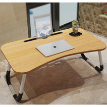 앉은뱅이 책꽂이 컵꽂이 책상 1인 일인 좌식 업무용 테이블 이동형 독서대 가벼운 스마트 공부상 10평 원룸 꾸미기 공부 필수템, 우드