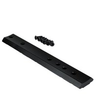 알루미늄레일 F002 Diy 11Mm / 20Mm 더브테일 위버 피카티니 레일 마운트 어댑터 컨버터 스코프 알루미늄 합금 베이스 사냥용, [01] Black