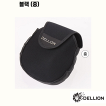 편집샵 털보낚시 델리온 메쉬 스피닝 릴케이스, -, - 블랙 (소)