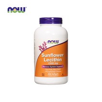 Now Foods 나우푸드 해바라기 레시틴 1200 mg 200정, 200개입, 1병