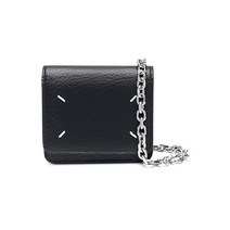 23SS MAISON MARGIELA 체인 카드지갑 블랙 SA3UI0009 P4455