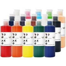 [하양이네035]스노우키즈 핑거페인트 감성물감250ml 낱색(10Color) 유아물감, 초록250ml