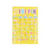 MINIPIN 뉴패션 스마일 뱃지 40피스