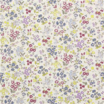 일본수입5269프린트 원단5종-1/4YD, KTS6708-E잔꽃무늬6708-아이보리