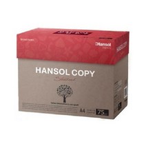 한솔복사용지 75g A4 2500매 1박스