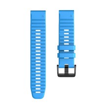 후크 앤 룩 나일론 시계 밴드 26mm Garmin Fenix 6X Pro 솔라/5X Plus / 3 HR/Enduro/하강 MK1 Mk2 Mk2i 시계 밴드 스트랩, Blue