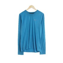 나이키스포츠 블루 드라이핏 스포츠긴팔티 남자 4634