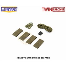 안전모 경량MILITECH War Bungee 헬멧 커버 X 번지 카고 네트 탄성 밴드 FAST Airframe Wendy, 03 Ranger Green