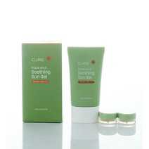 김정문알로에 큐어 아쿠아 마일드 수딩 선젤 50ml + 2X 크림 3.5g x 2p, 3세트
