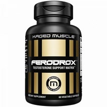 Kaged Muscle Ferodrox 테스토스테론 지원 매트릭스 60 식물성