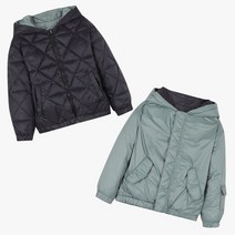 낮12시전 주문시 당일발송! [대전NC유성점] 미리준비하는 가을 겨울 코디 아이템 맨투맨/바지/조끼/가디건/점퍼/!!! [리버서블 라이트 항공점퍼] IKJD22W04 (BLACK)