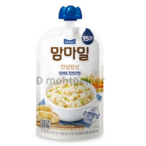맘마밀 안심밥상 레토르트이유식 140g, 15개월 닭백숙 찹쌀진밥, 30개