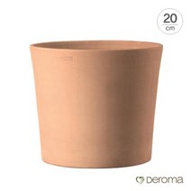 [Made in Italy] 데로마 테라코타 토분 인테리어화분 바소 실린, 20cm/white