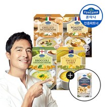 [폰타나]즉석수프 60g(20gx3) X10각(총 30봉) 혼합구성+프렌치크루통 1봉증정, 10_로스티드 어니언 크림 수프 10각