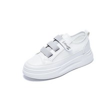 여성 키높이 운동화 귀여운 밸크로 단화 콘서트 신발 여자 명품 여름 굽높은 통굽 스니커즈 깔창 사이트 가벼운 굽있는 어글