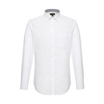 [닥스] 커프스 네이비 배색 화이트셔츠 컴포트슬림핏 (DIS1SHDL212A1)